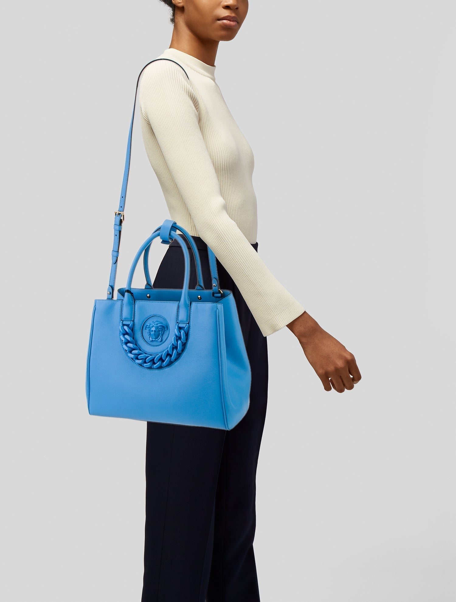 The Elder Statesman Straw Top Handle Bag