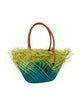 The Elder Statesman Raffia Tote