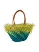 The Elder Statesman Raffia Tote