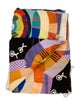 The Elder Statesman Rainbow Eyes Cashmere Patchwork Quilt