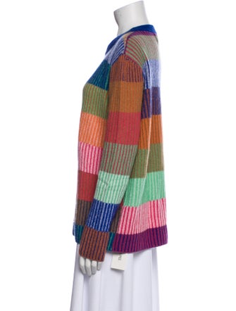 The Elder Statesman Cashmere Striped Sweater