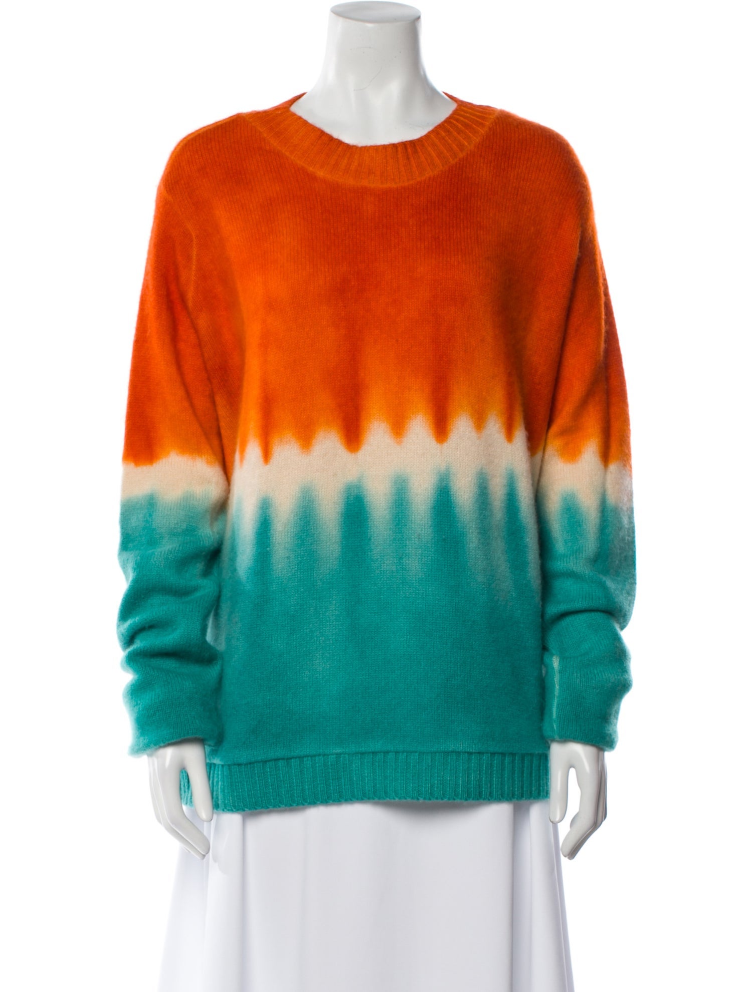 The Elder Statesman Cashmere Tie-Dye Print Sweater