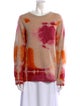 The Elder Statesman Cashmere Tie-Dye Print Sweater