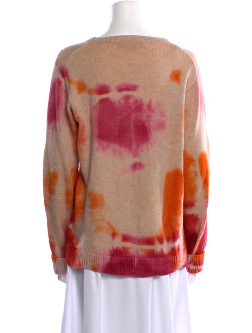 The Elder Statesman Cashmere Tie-Dye Print Sweater