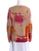 The Elder Statesman Cashmere Tie-Dye Print Sweater