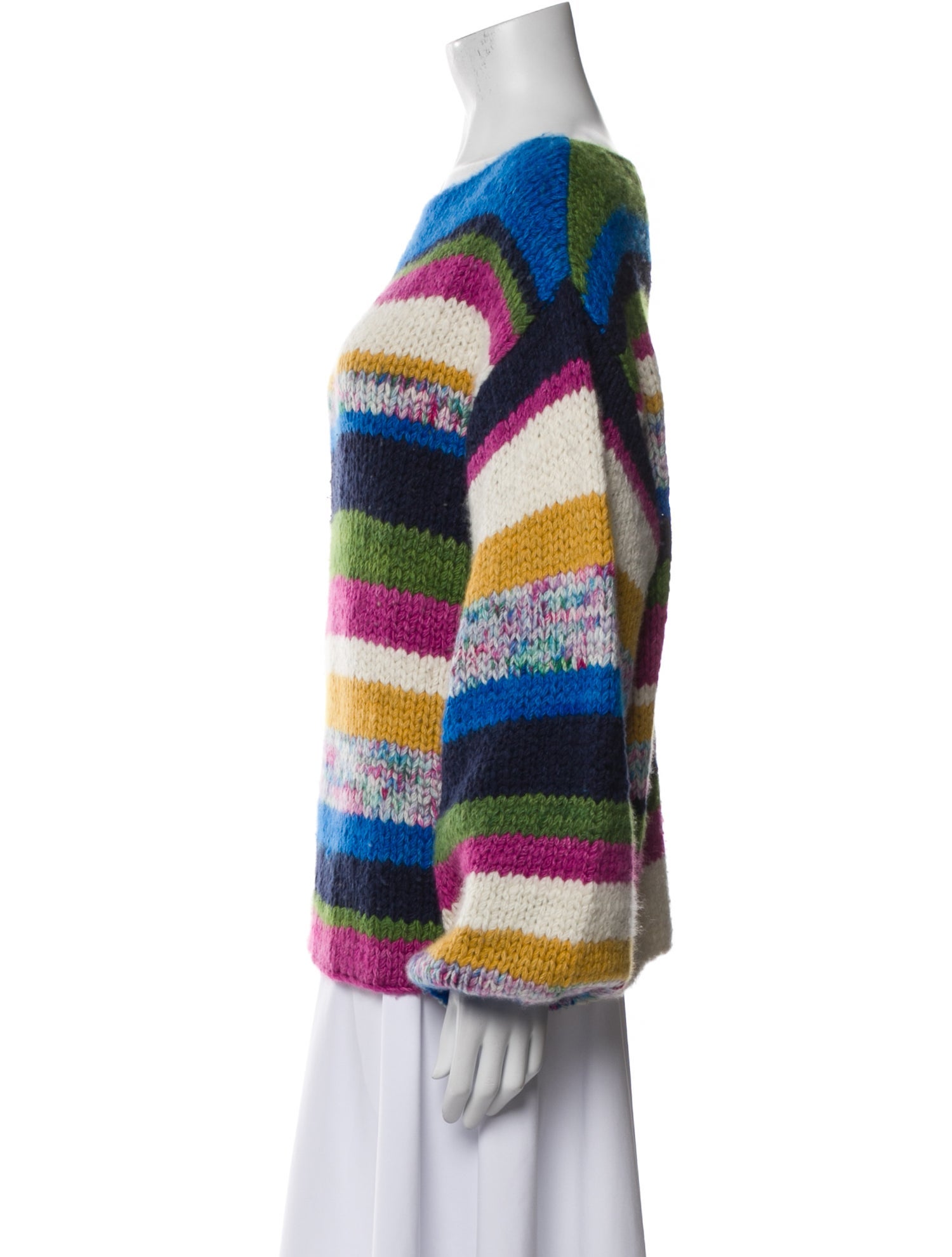 The Elder Statesman Cashmere Striped Sweater