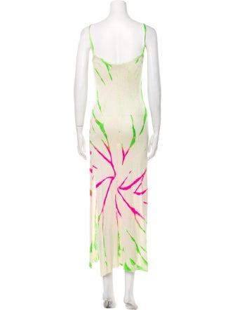 The Elder Statesman Silk Long Dress