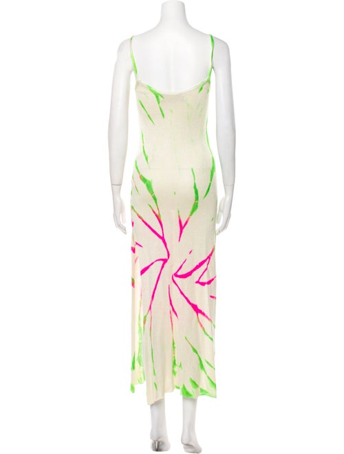 The Elder Statesman Silk Long Dress