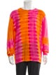 The Elder Statesman Cashmere Tie-Dye Print Pullover