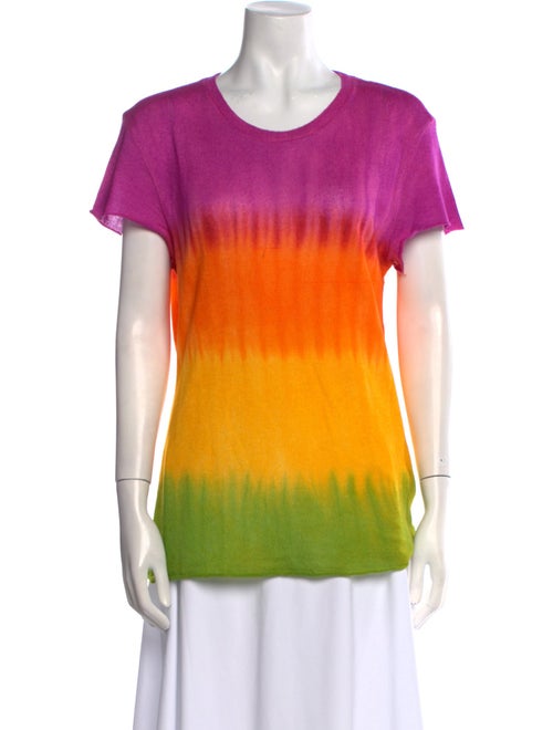 The Elder Statesman Cashmere Tie-Dye Print Sweater