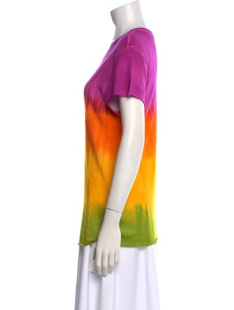 The Elder Statesman Cashmere Tie-Dye Print Sweater