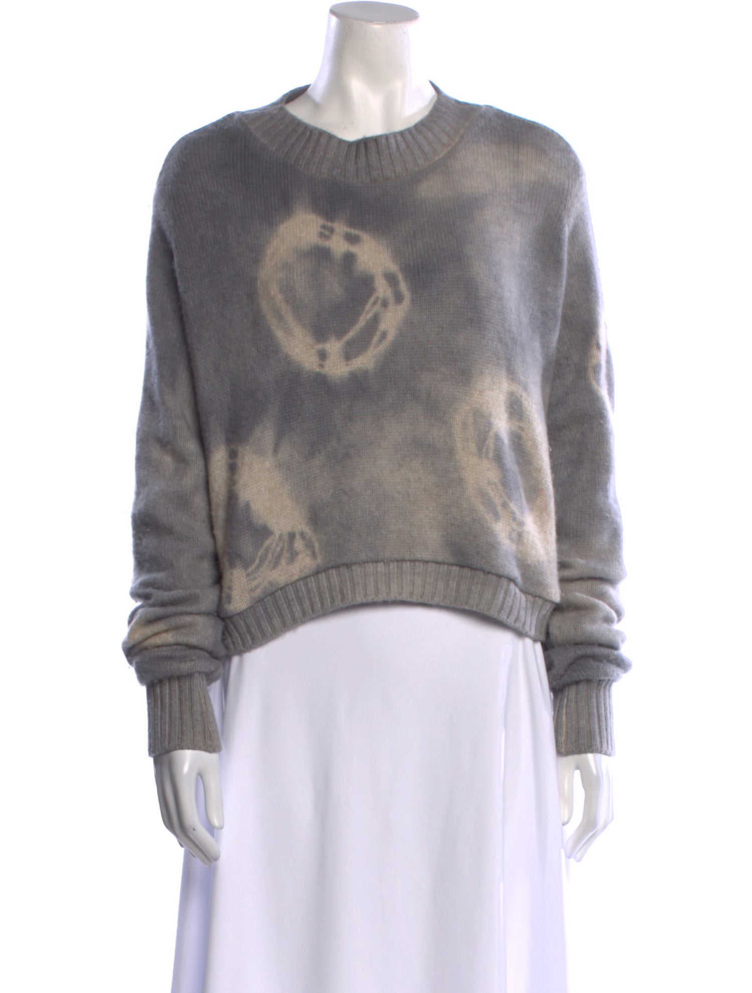 The Elder Statesman Cashmere Tie-Dye Print Sweater