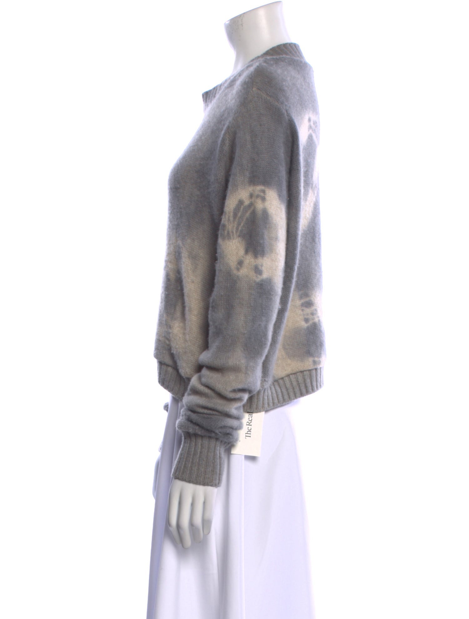 The Elder Statesman Cashmere Tie-Dye Print Sweater