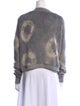 The Elder Statesman Cashmere Tie-Dye Print Sweater