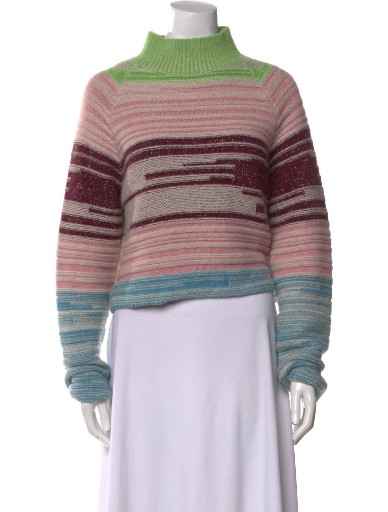 The Elder Statesman Cashmere Striped Sweater