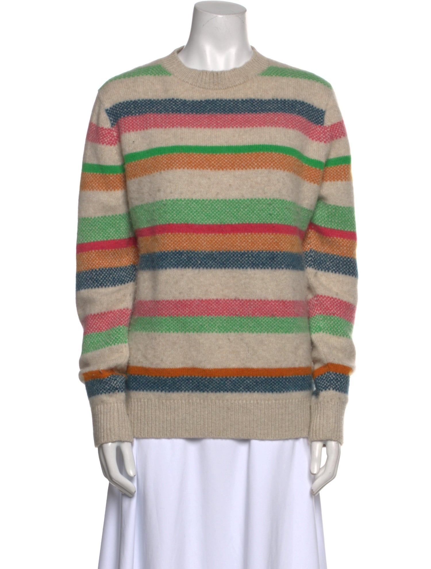 The Elder Statesman Cashmere Striped Sweater