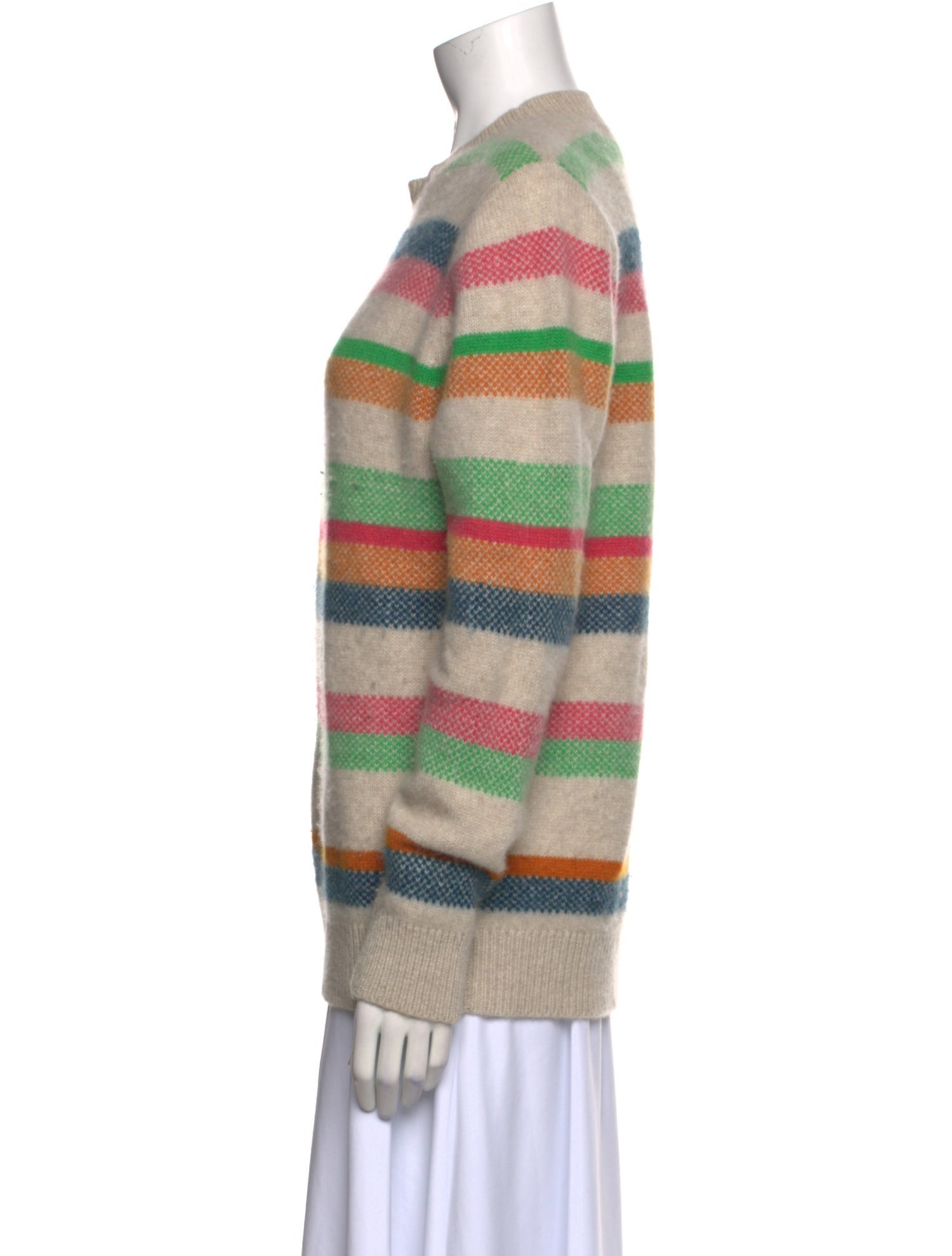 The Elder Statesman Cashmere Striped Sweater