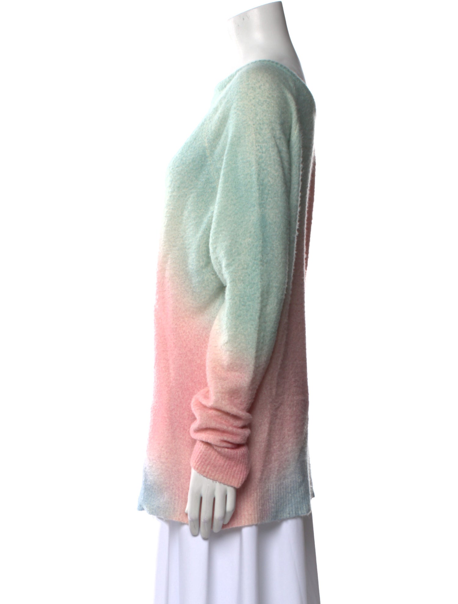 The Elder Statesman Cashmere Scoop Neck Sweater