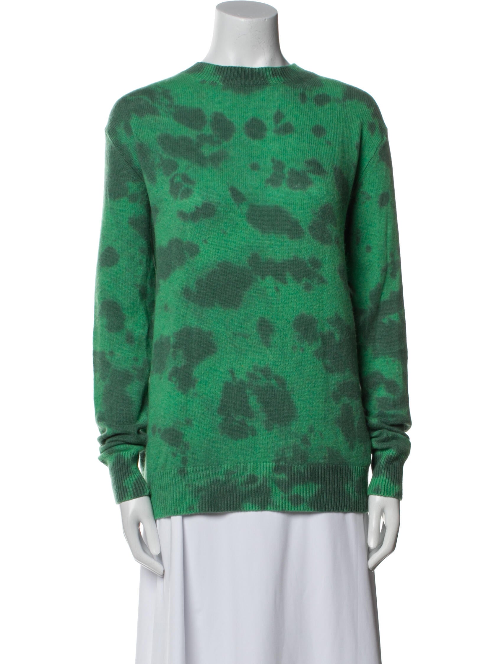 The Elder Statesman Cashmere Tie-Dye Print Sweater