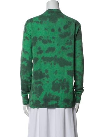 The Elder Statesman Cashmere Tie-Dye Print Sweater