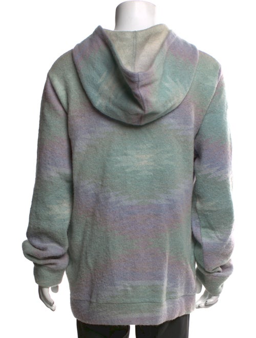 The Elder Statesman Cashmere Printed Hoodie