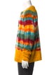 The Elder Statesman Cashmere Tie-Dye Print Pullover