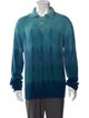 The Elder Statesman Cashmere Collar Polo Sweater