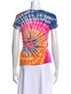 The Elder Statesman Cashmere Tie-Dye Print T-Shirt