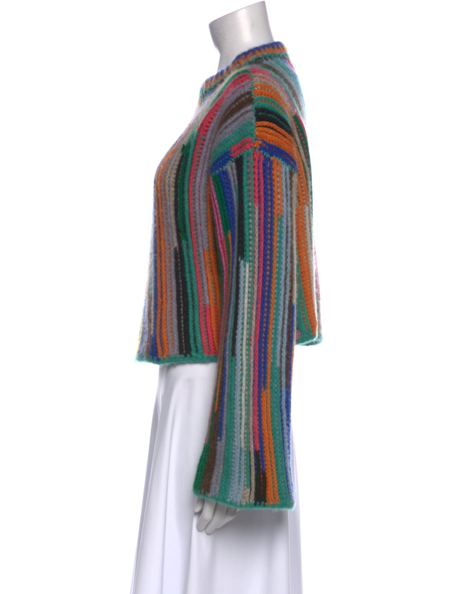 The Elder Statesman Cashmere Striped Sweater