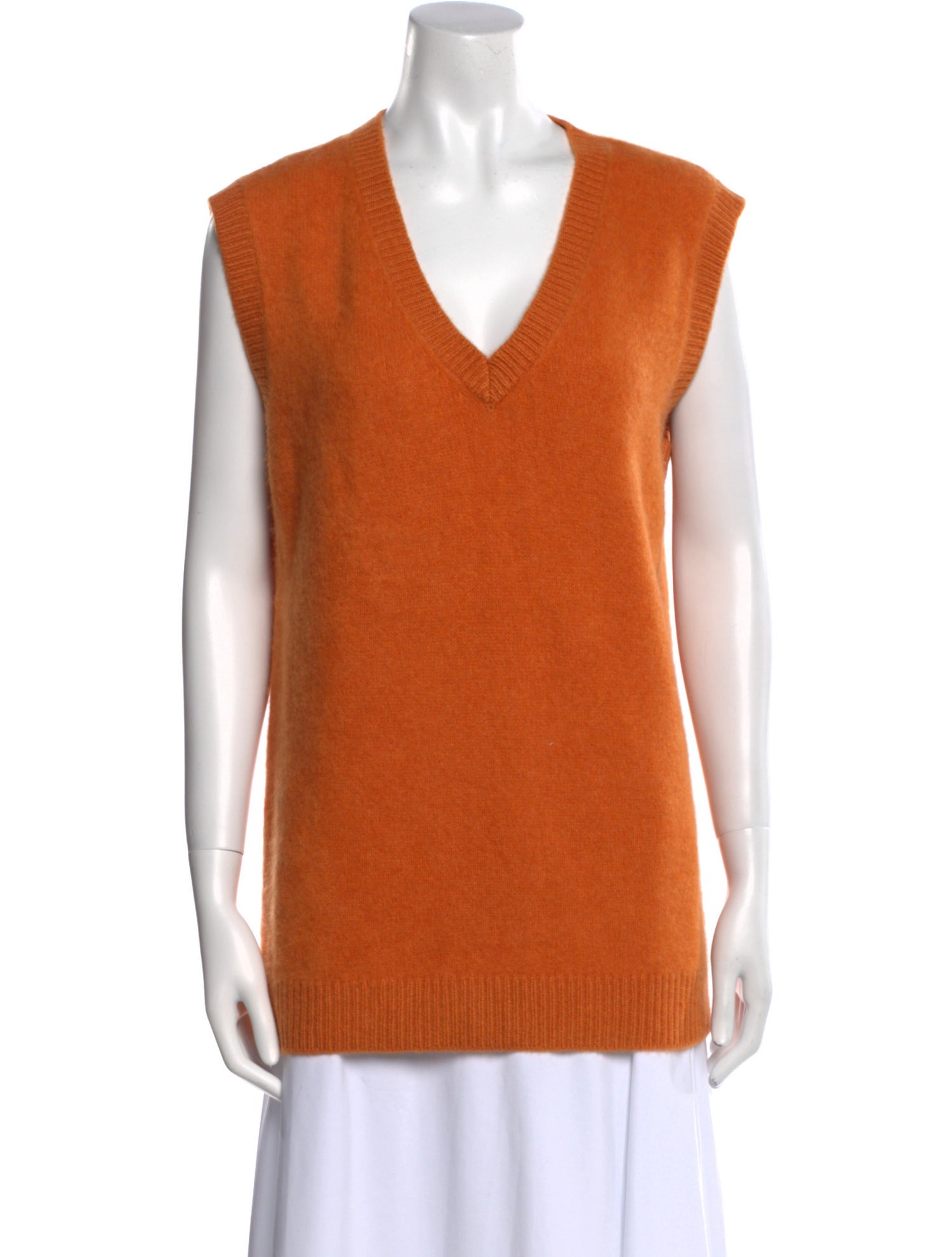 The Elder Statesman Cashmere V-Neck Top