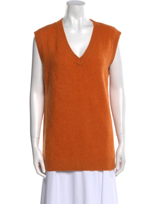 The Elder Statesman Cashmere V-Neck Top