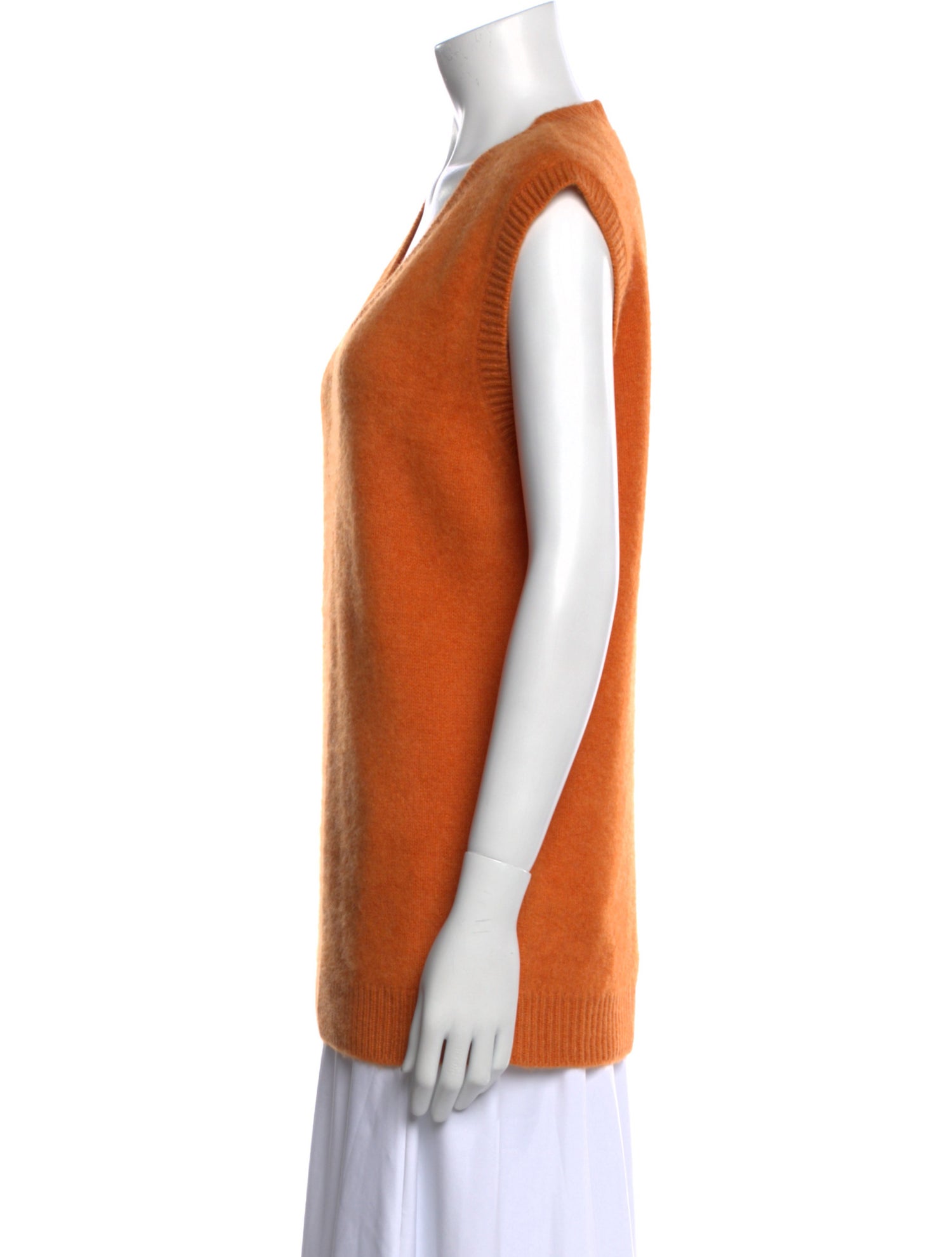 The Elder Statesman Cashmere V-Neck Top