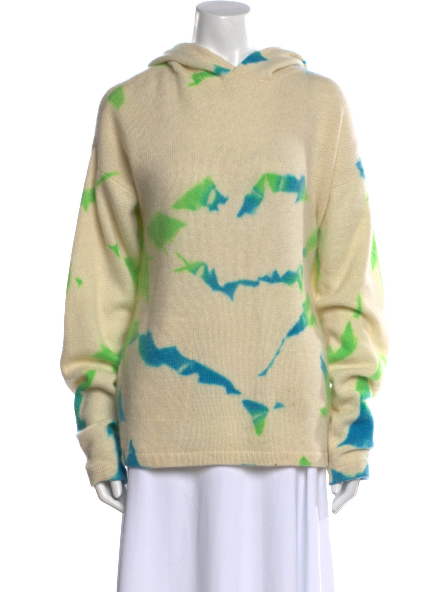 The Elder Statesman Printed Crew Neck Sweater