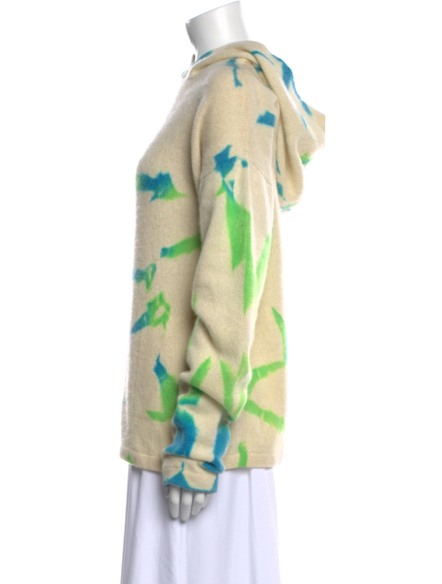 The Elder Statesman Printed Crew Neck Sweater