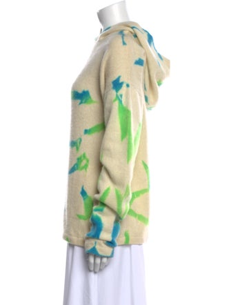 The Elder Statesman Printed Crew Neck Sweater