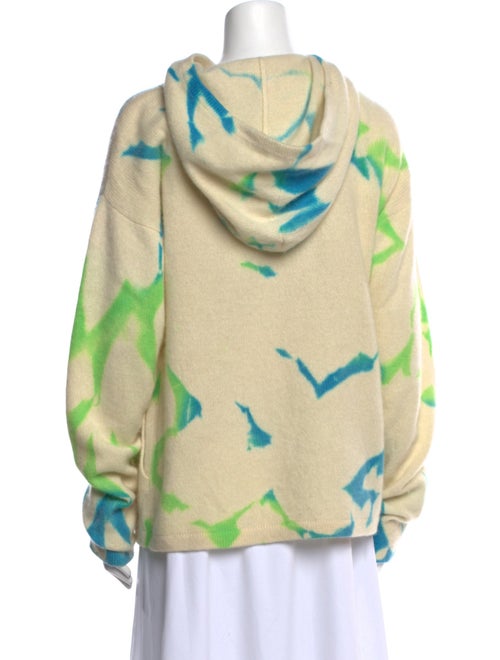 The Elder Statesman Printed Crew Neck Sweater