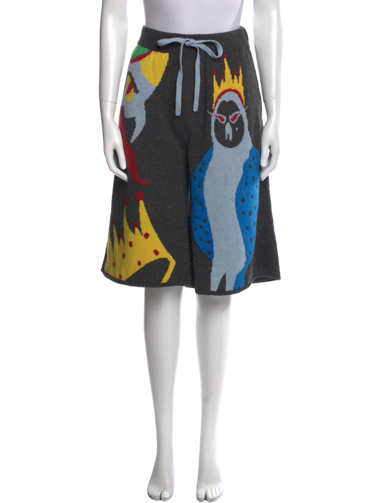 The Elder Statesman Printed Wide Leg Pants