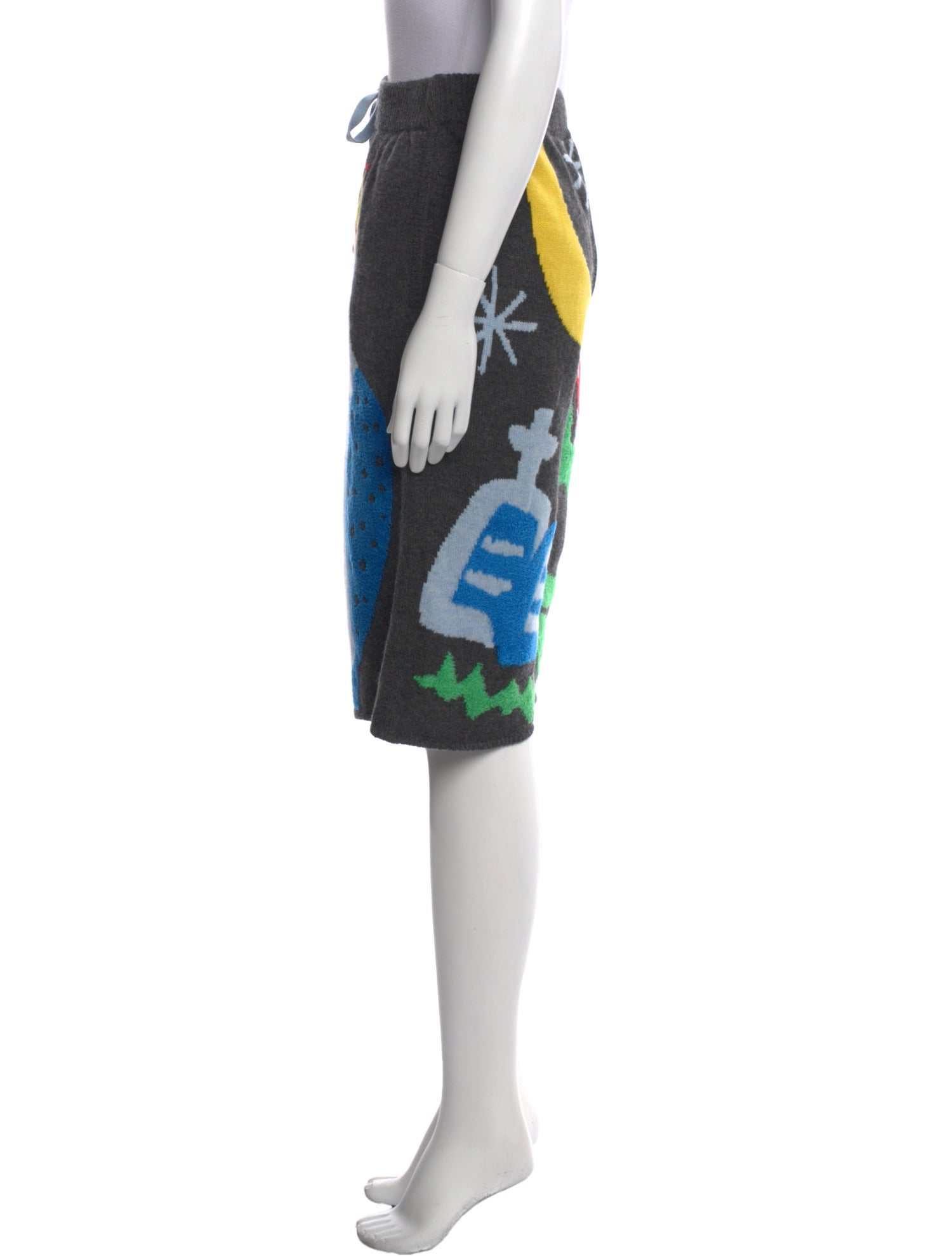 The Elder Statesman Printed Wide Leg Pants