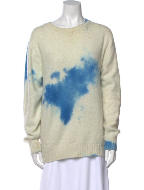 The Elder Statesman Cashmere Tie-Dye Print Sweater