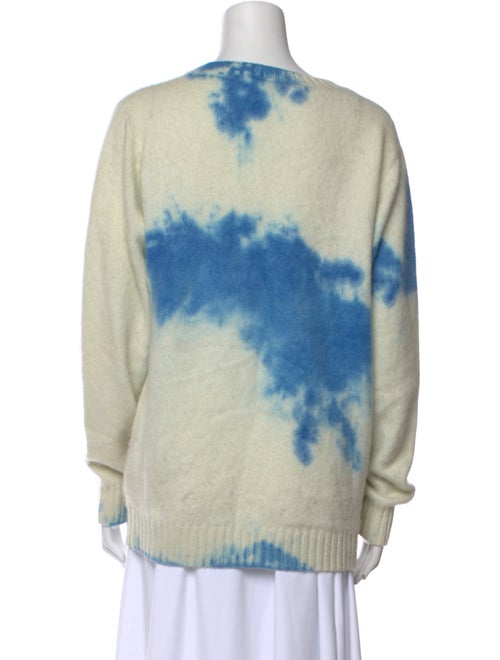 The Elder Statesman Cashmere Tie-Dye Print Sweater