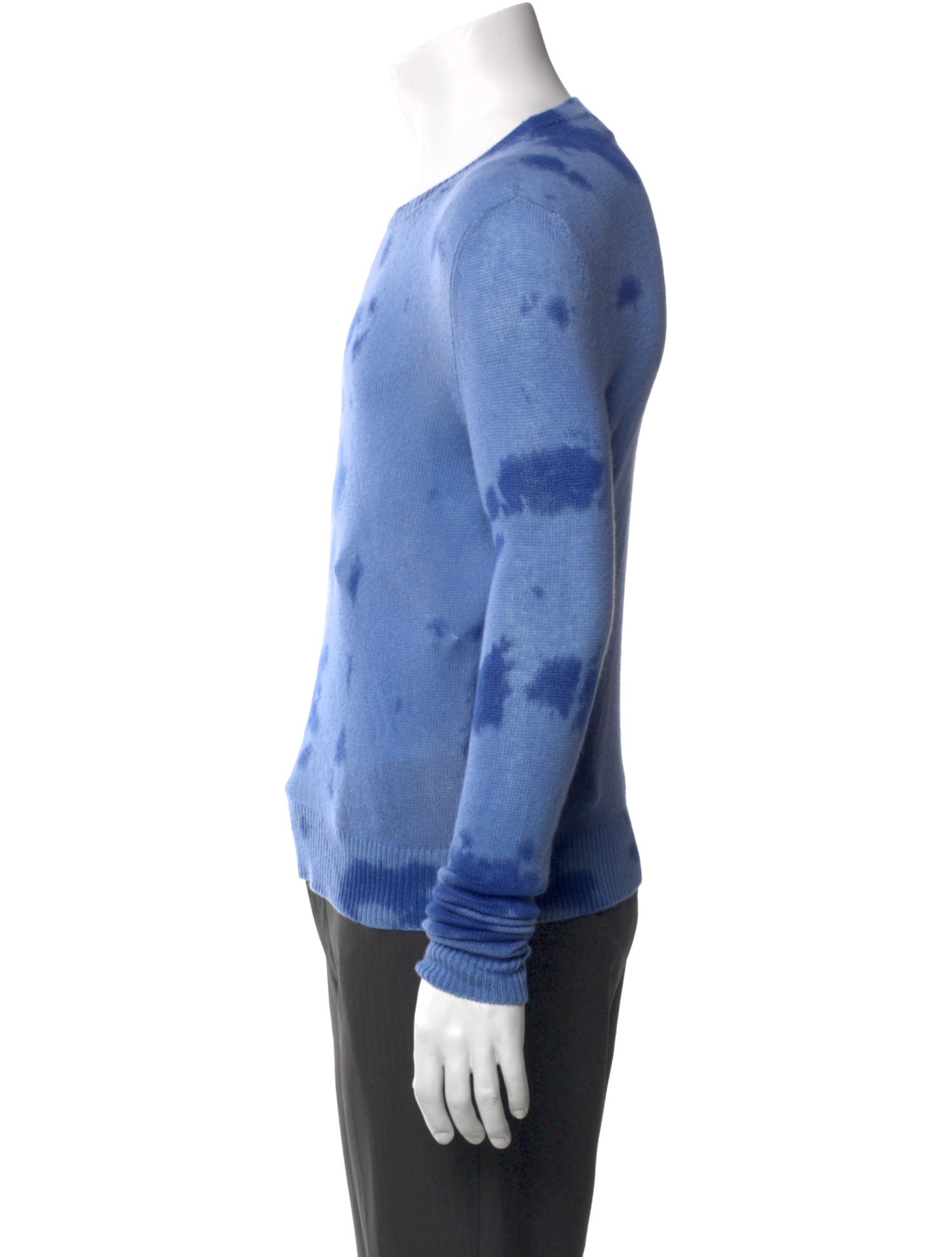 The Elder Statesman Cashmere Tie-Dye Print Pullover
