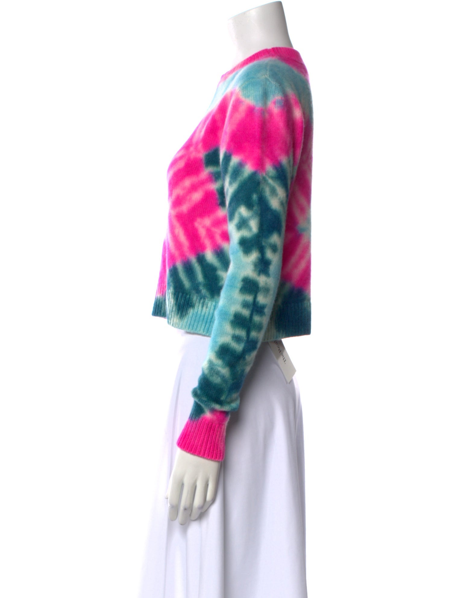 The Elder Statesman Cashmere Tie-Dye Print Sweater