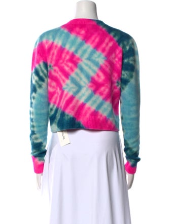 The Elder Statesman Cashmere Tie-Dye Print Sweater