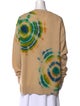The Elder Statesman Printed Crew Neck Sweater