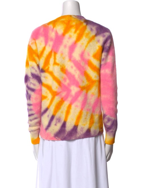 The Elder Statesman Cashmere Tie-Dye Print Sweater