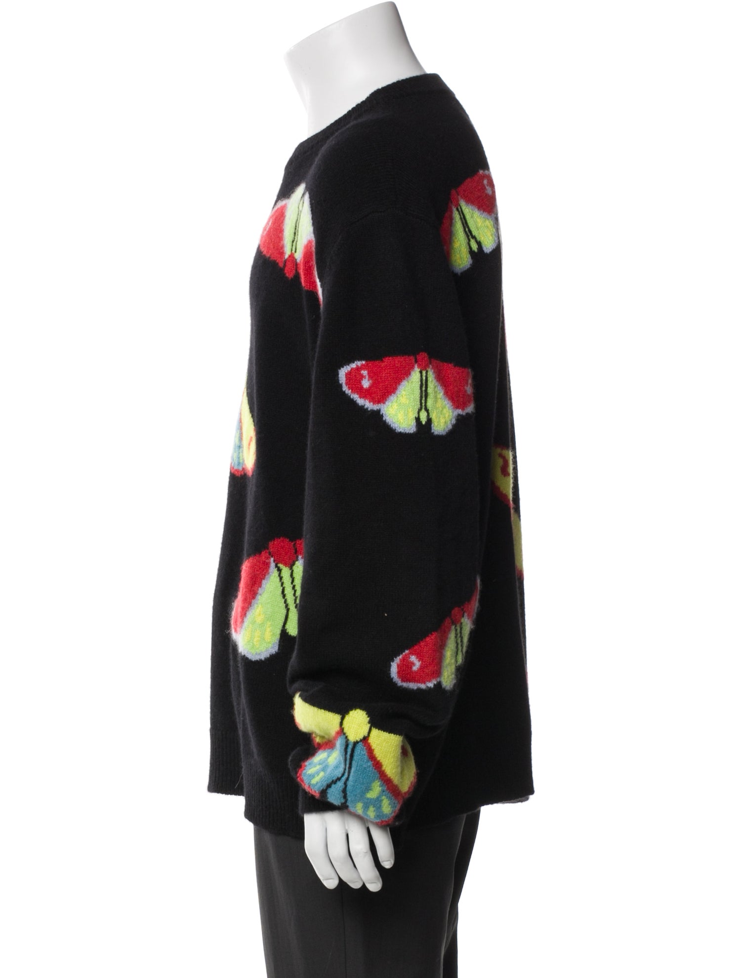 The Elder Statesman Cashmere Printed Pullover