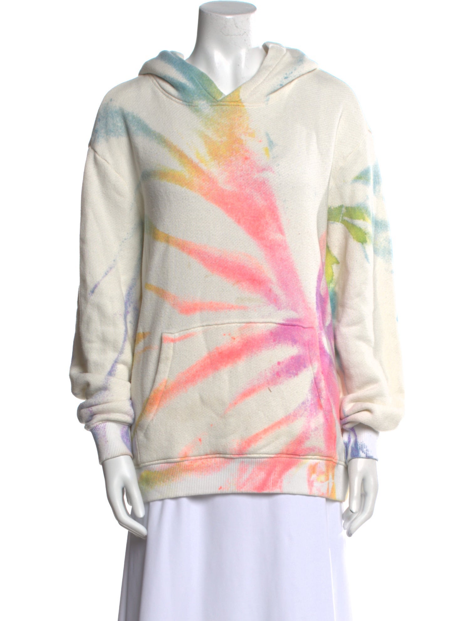 The Elder Statesman Tie-Dye Print Crew Neck Sweatshirt