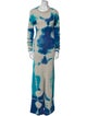 The Elder Statesman Tie-Dye Print Long Dress