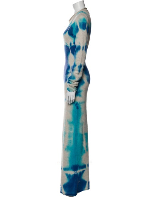 The Elder Statesman Tie-Dye Print Long Dress