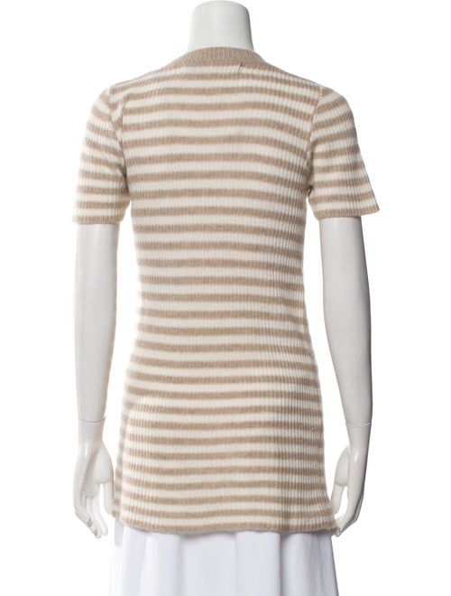The Elder Statesman Cashmere Striped Tunic